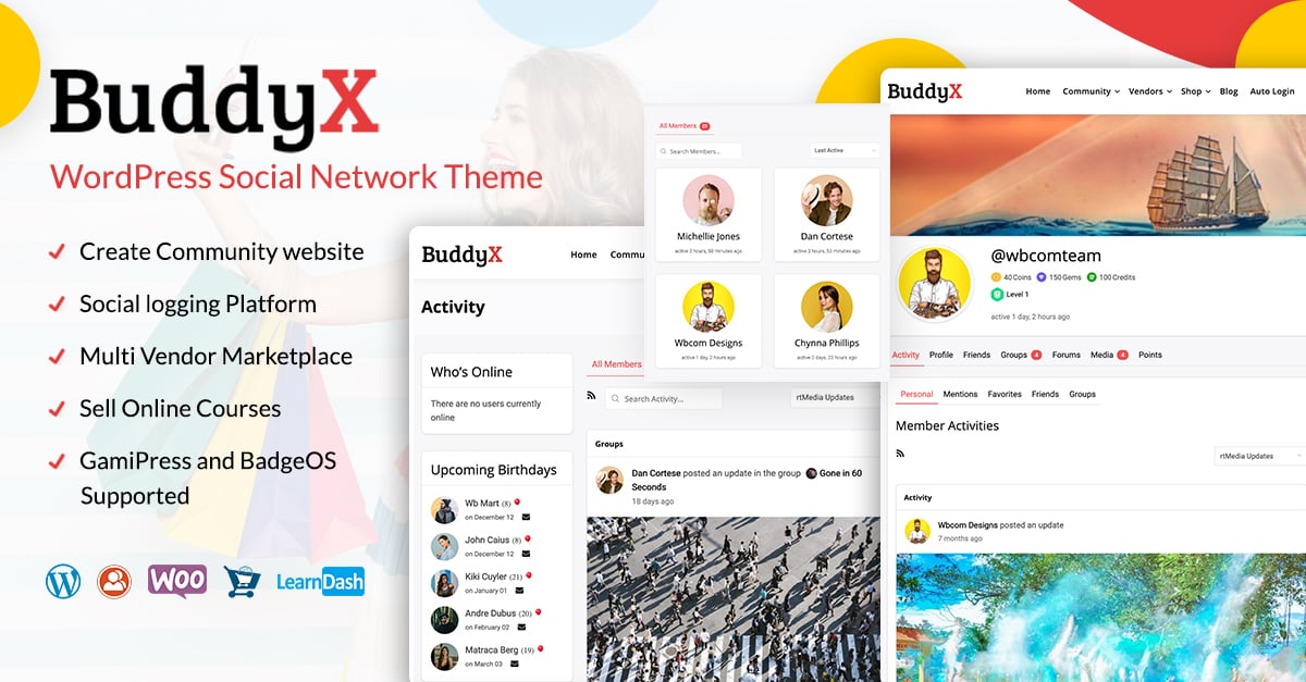 BuddyX theme