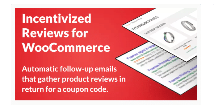 Incentivized reviews for WooCommerce