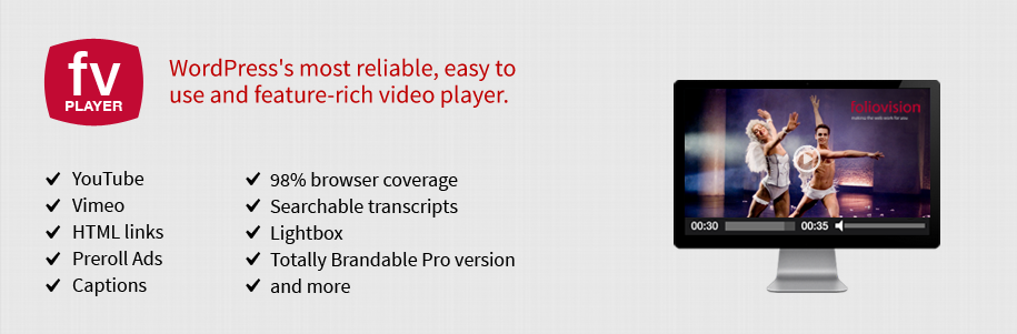 WordPress video player