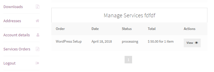 Manage Services