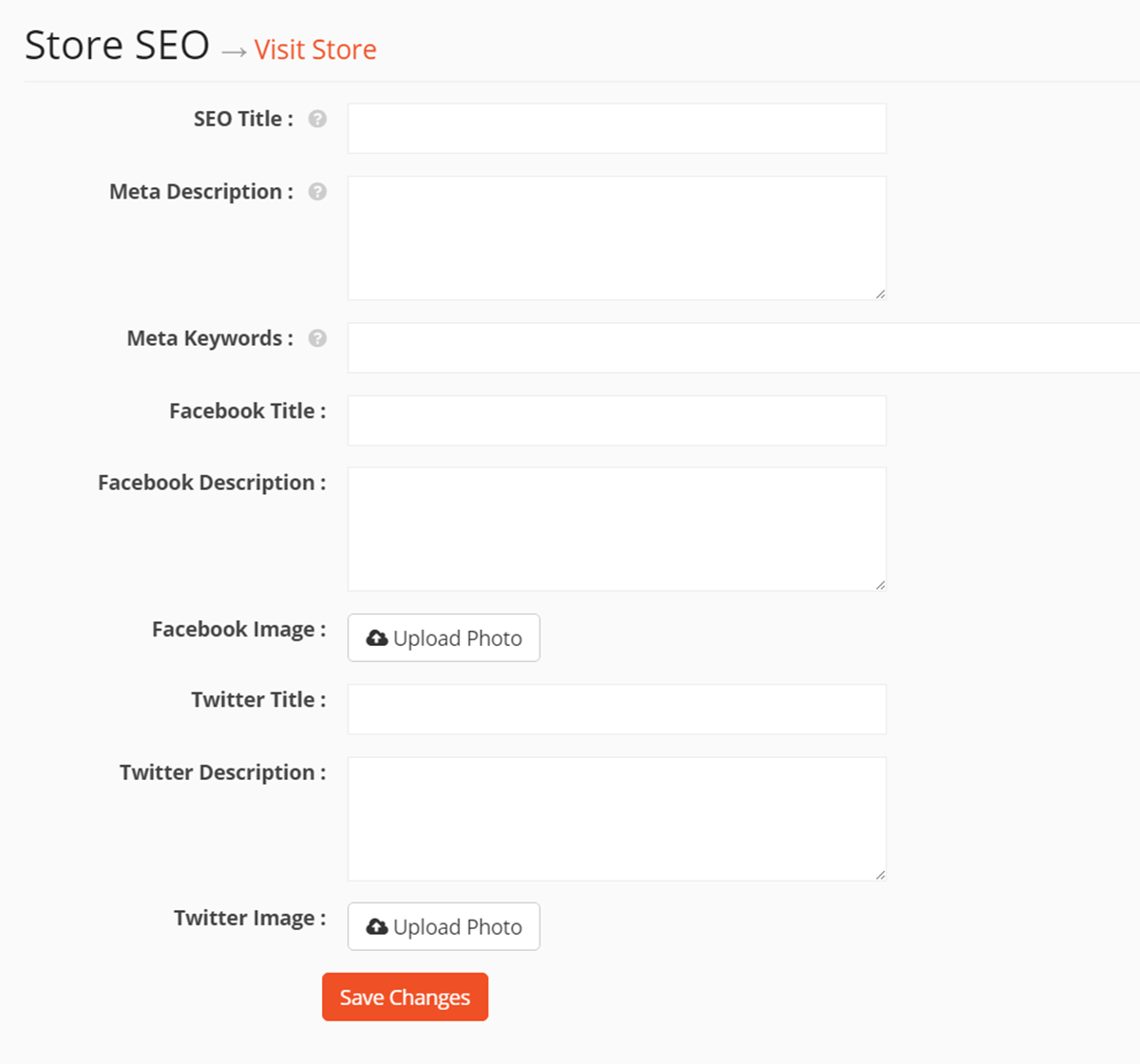  eCommerce store 