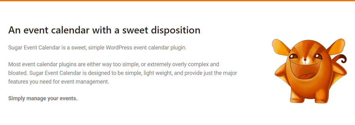 Sugar Event WordPress