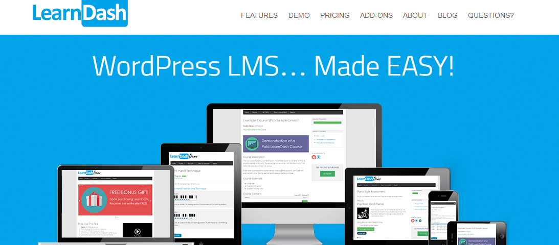 e-learning website using LearnDash e-learning website using LearnDash