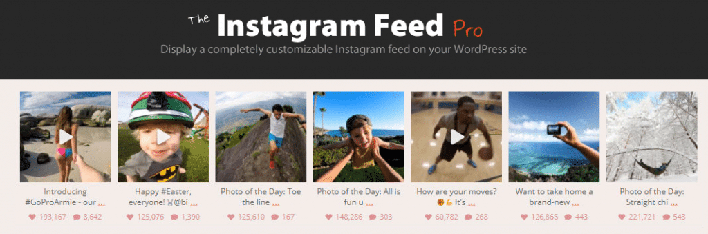Instagram Feed, WordPress Instagram plugins
