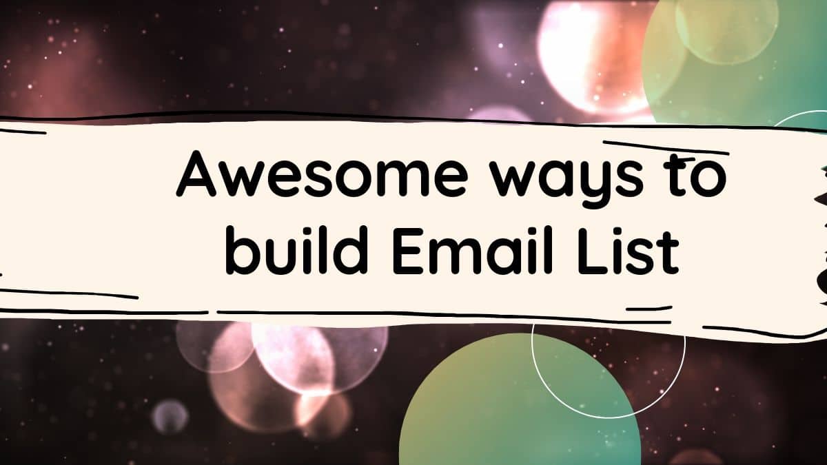 wordpress email list