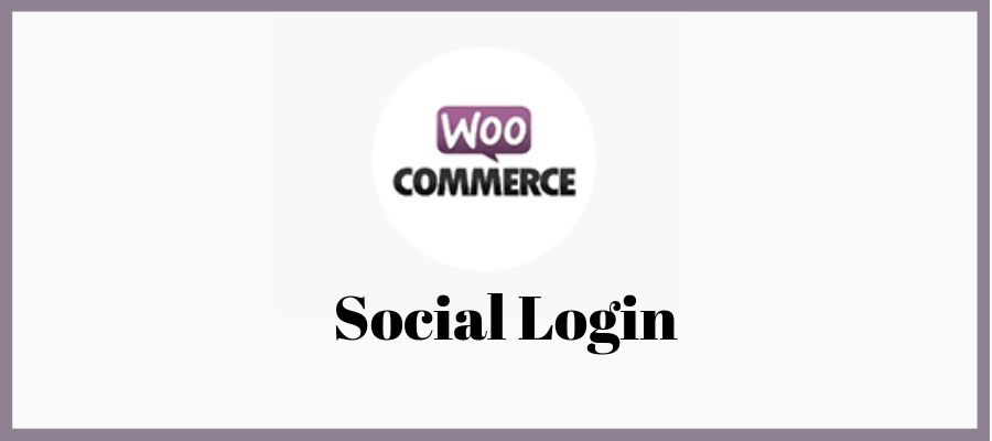 Woocommerce social login