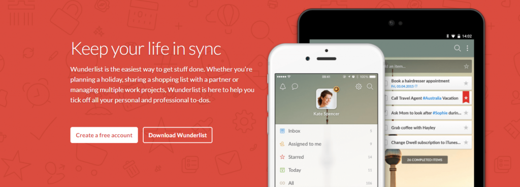 Wunderlist, Manage Business Operations