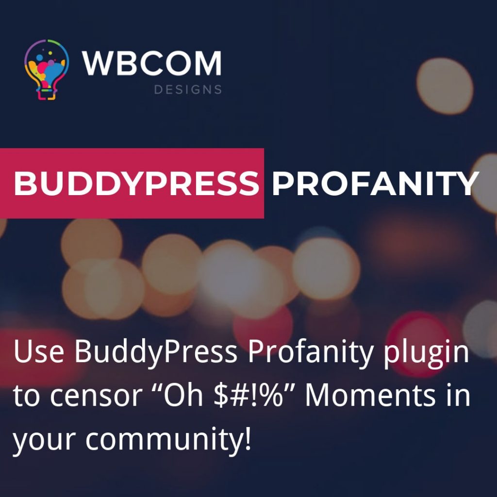 BuddyPress Profanity