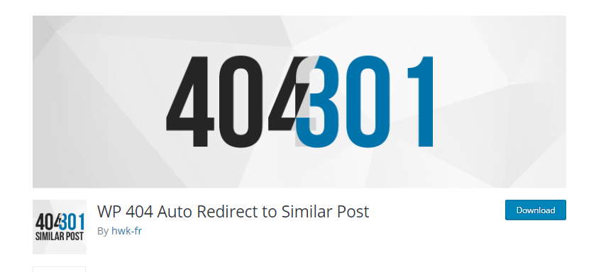 WP 404 Auto Redirect to Similar Post