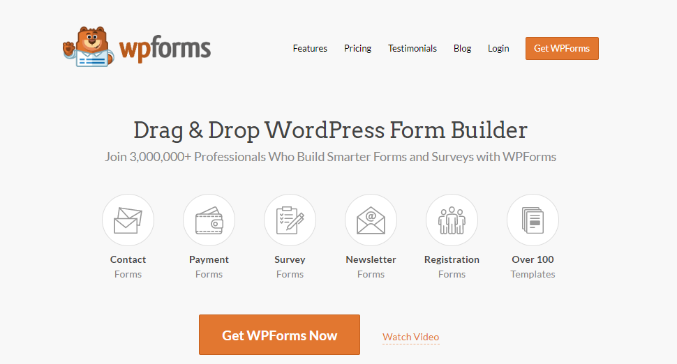 WPForms wordpress plugin 