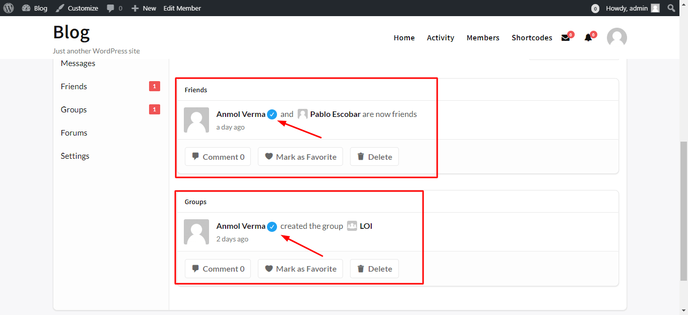 Does Buddypress Have Verified User Status?