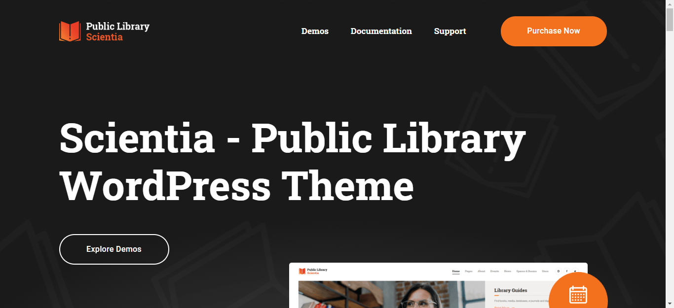 Scientia-Theme: Bookstore Library WordPress Themes