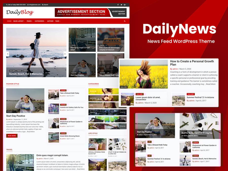 Brndle Themes 11 dailynews - Wbcom Designs