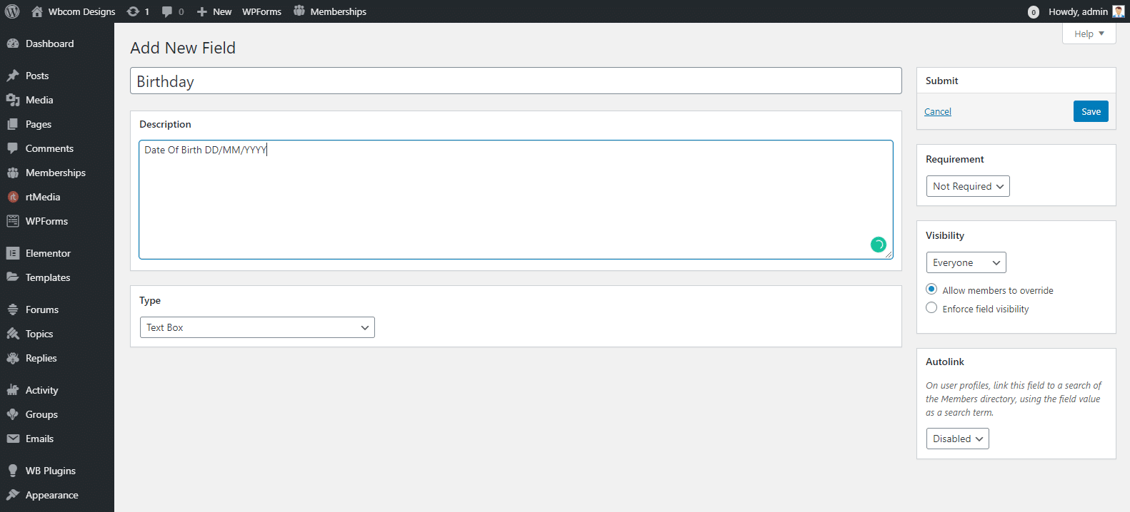 BuddyPress Xprofile Custom Field Types Review