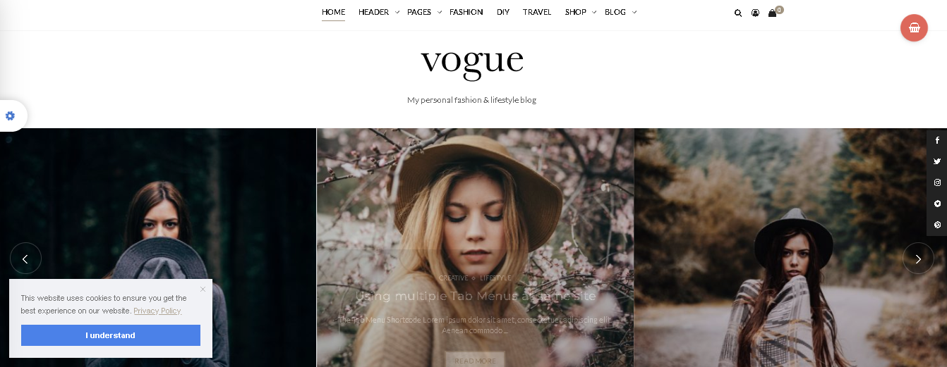 Lifestyle WordPress Theme