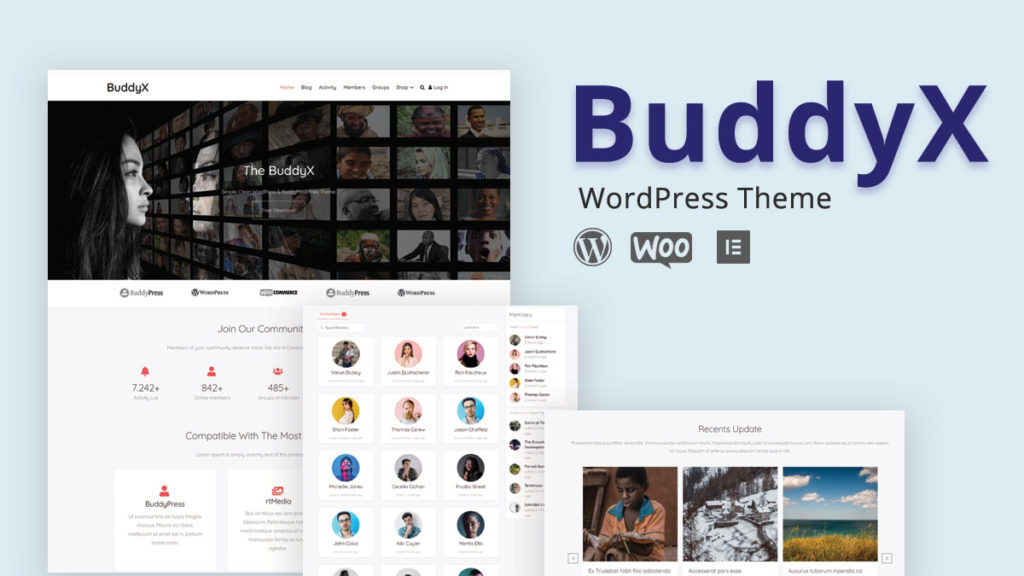 Buddyx WordPress Theme