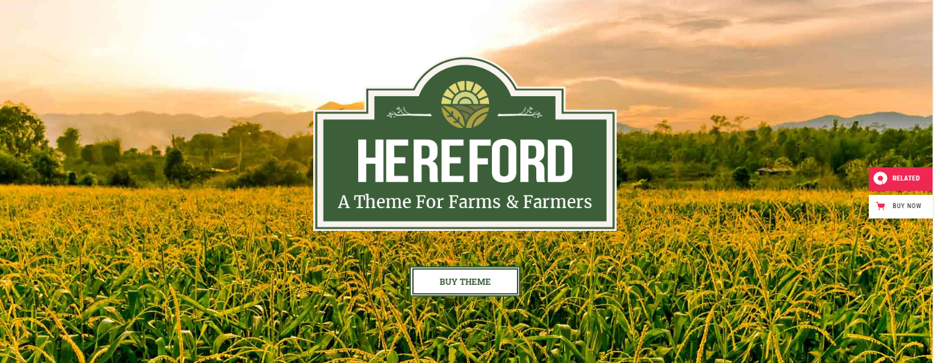 hereford: Agriculture WordPress Themes
