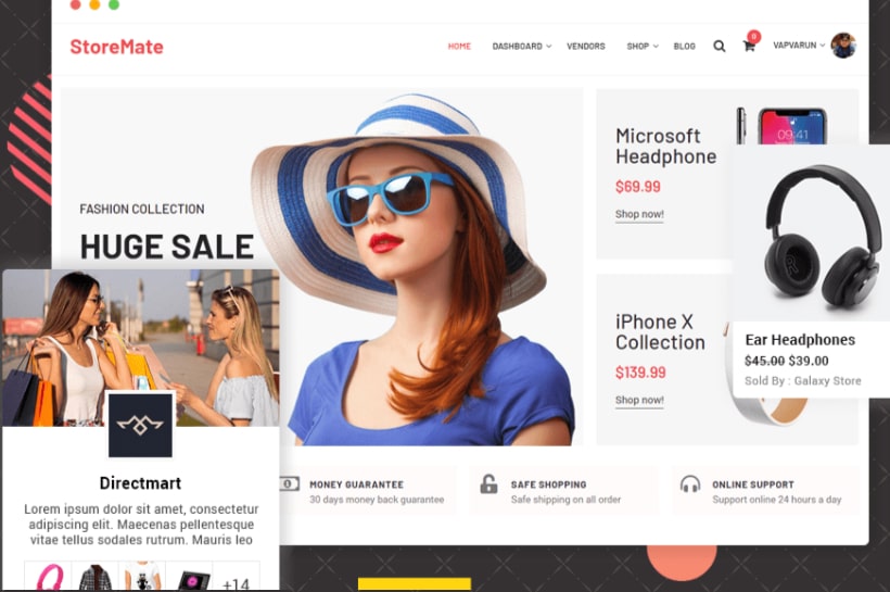 Online Shopping Marketplace WordPress Theme