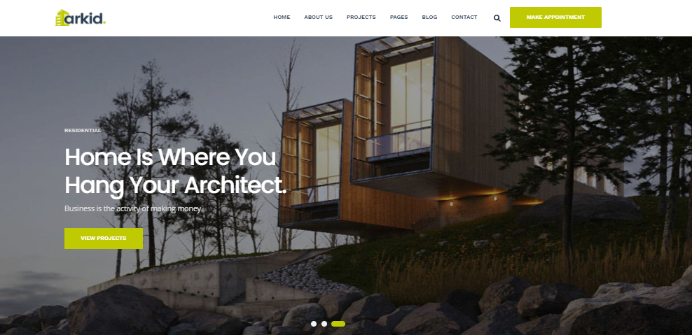 Architecture Themes- elementor complete website templates