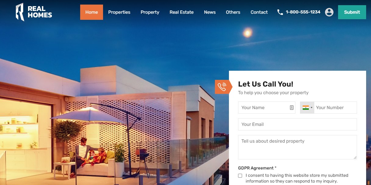 Real Homes- elementor complete website templates