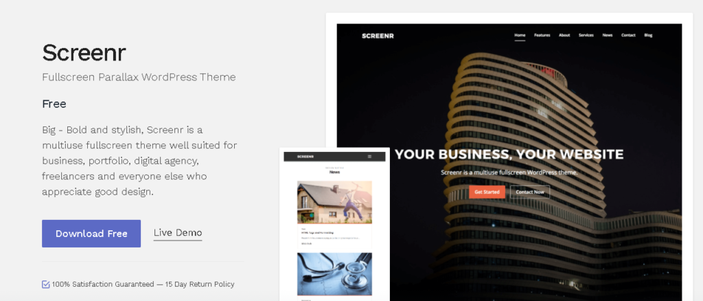 Free Landing Page WordPress Themes 2021 5 Landing Page WordPress Themes