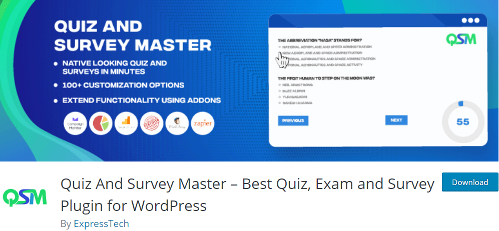 Quiz and Survey Master