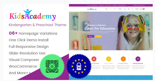 Preschool and Kindergarten WordPress Themes