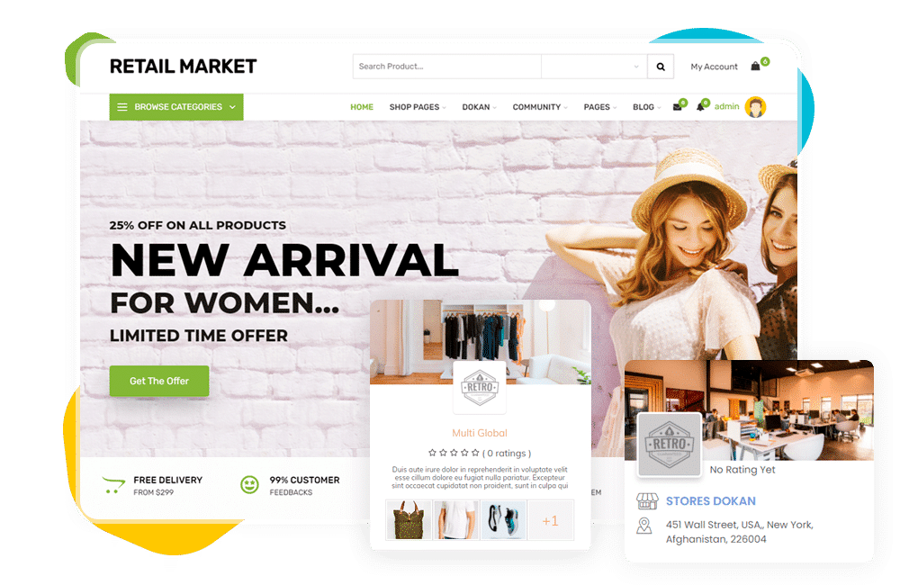 Retail Themes Retail Market wordpress theme