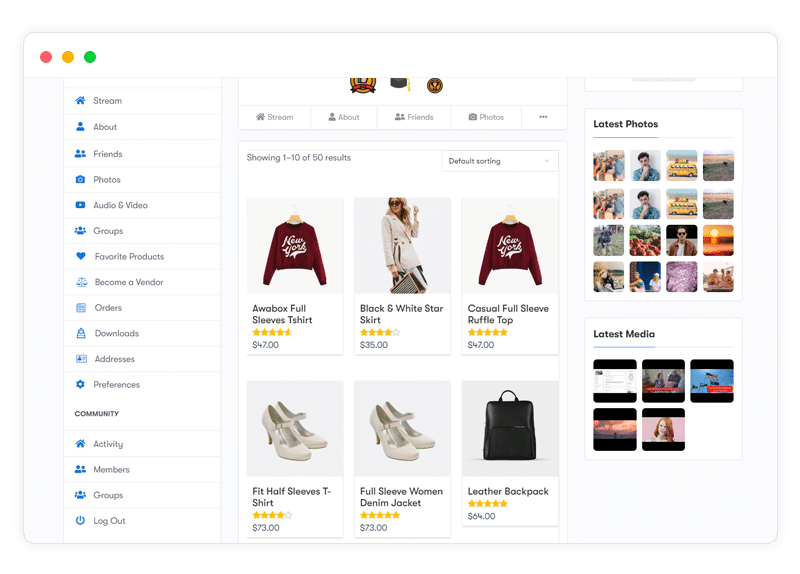 PeepSo WooCommerce Integration