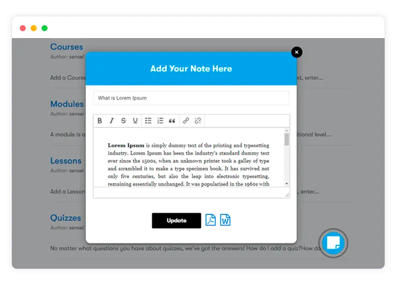 LearnPress Notes