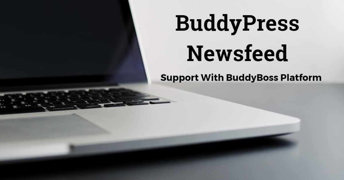 BuddyPress newsfeed