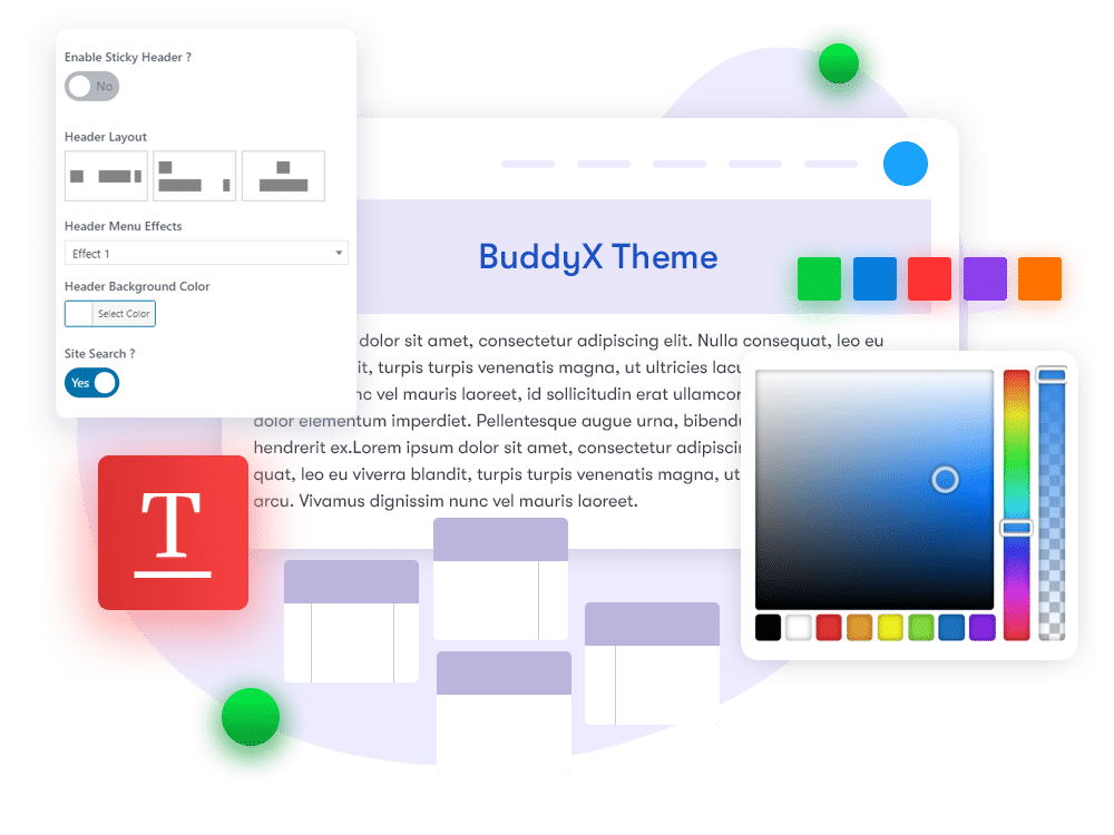 buddyx-theme-typography
