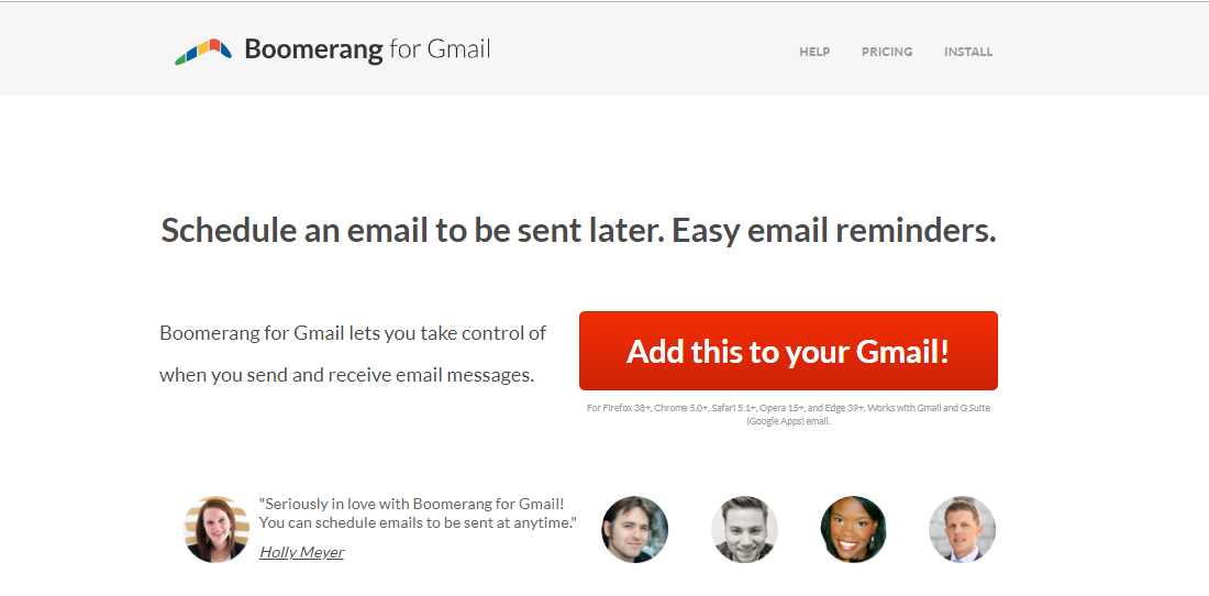 Email Tracking Apps: Boomerang