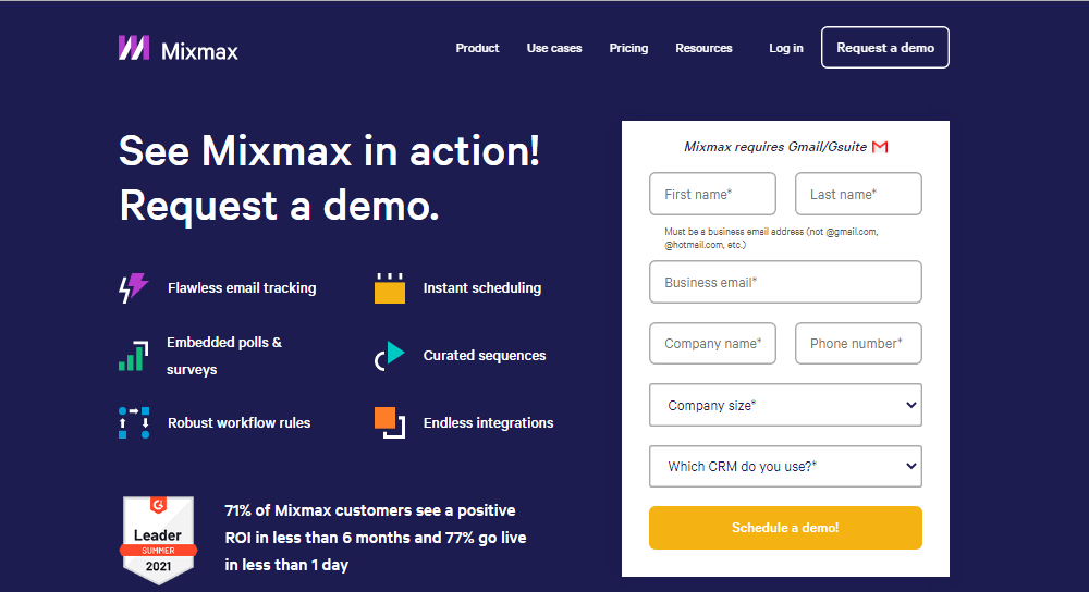 Email Tracking Apps: Mixmax