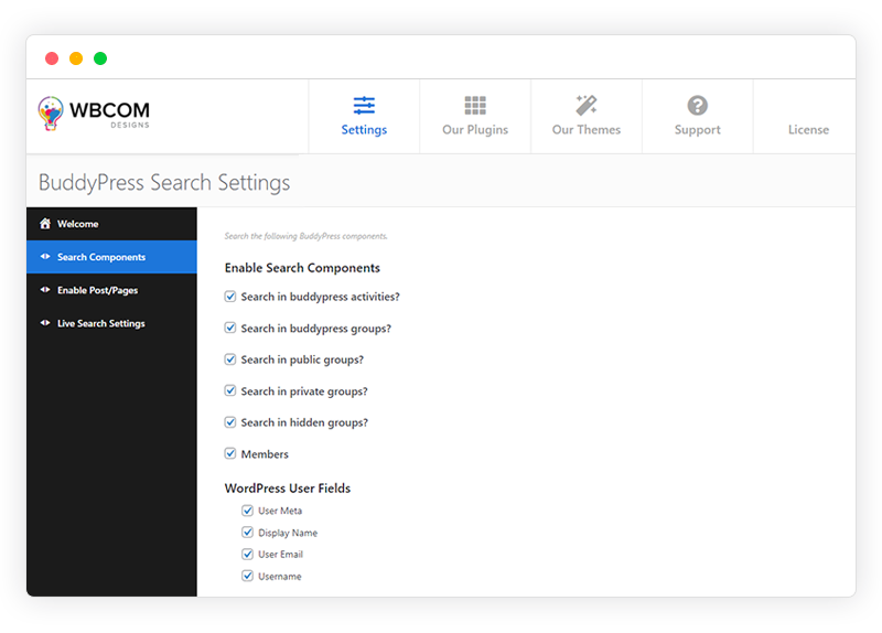 BuddyPress Search Plugin