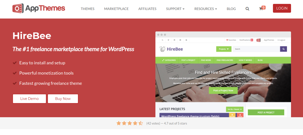 WordPress Freelancer Theme
