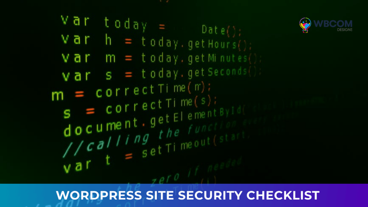 WordPress Site Security Checklist