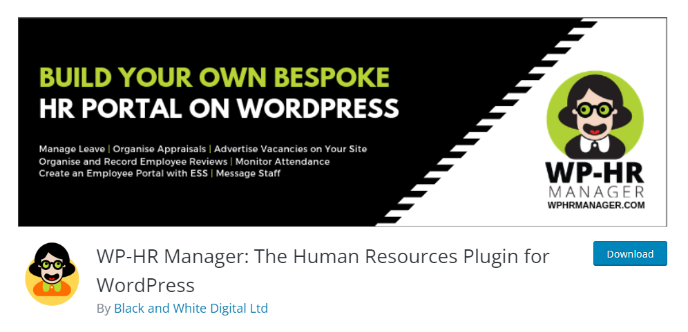 WP-HR manager plugin