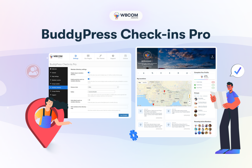 BuddyPress Checkin Pro