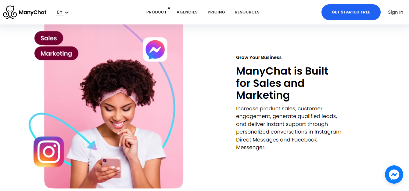 ManyChat- AI Marketing Tools