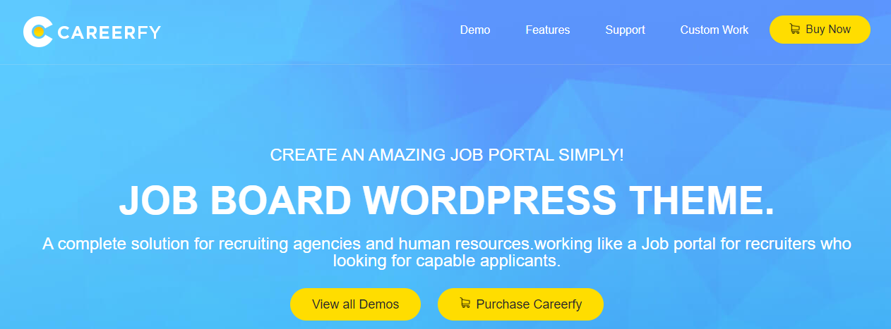 Careerfy- Best job board WordPress theme