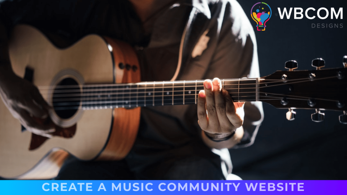 Create a Music Community Website