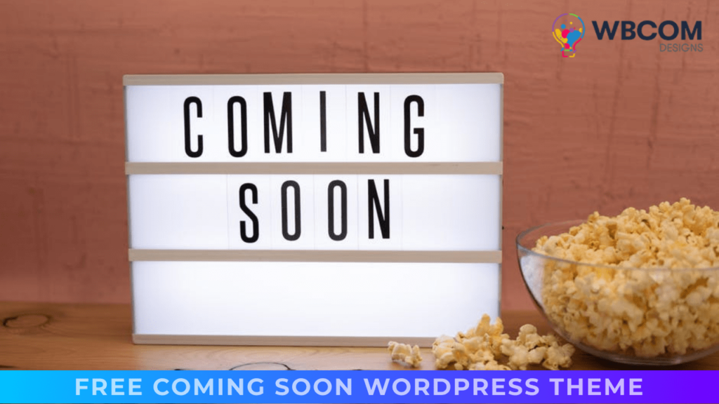 Free Coming Soon WordPress Theme