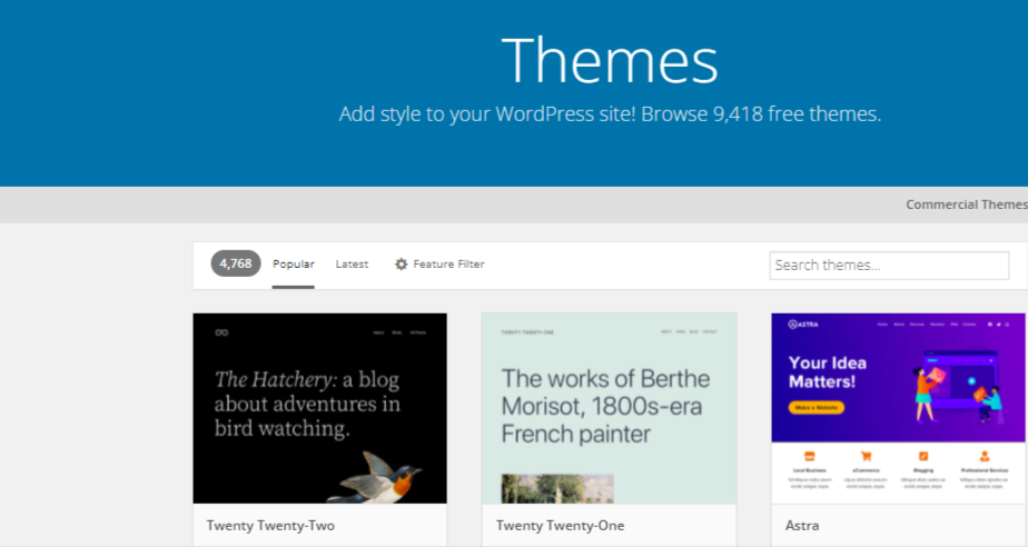 "Wordpress- Best wordpress themes for beginners