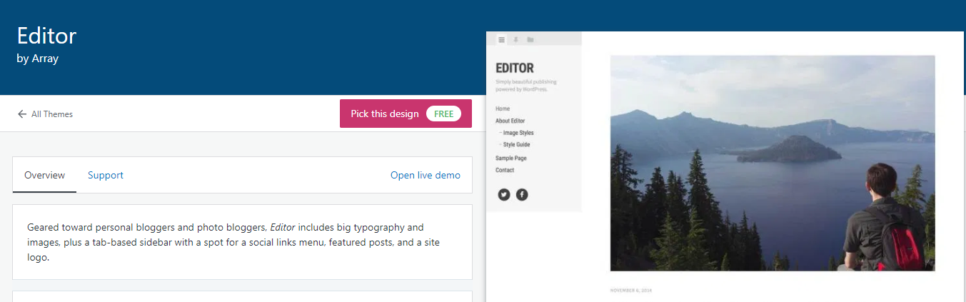 WordPress Editor- Editing WordPress Themes
