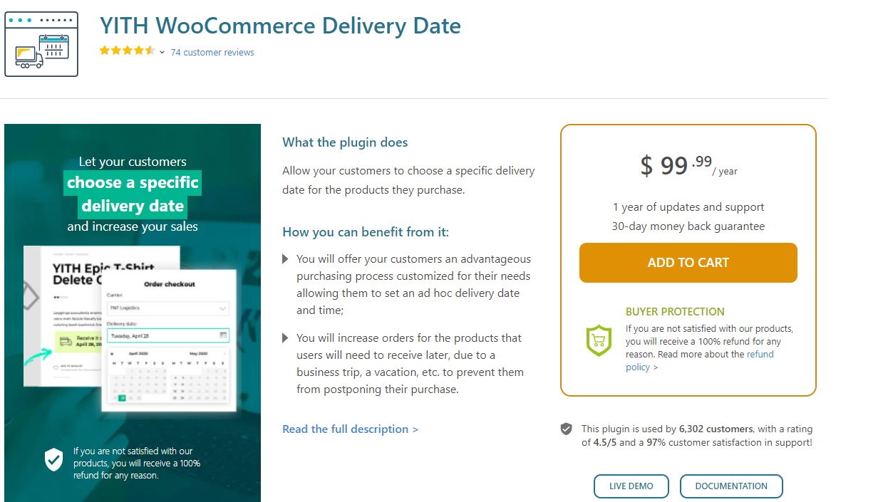 WooCommerce Delivery Date Plugin