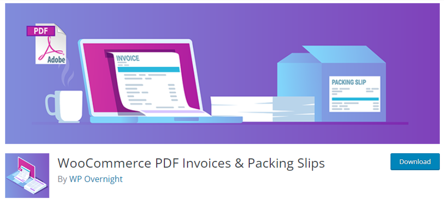 WooCommerce PDF Invoices & Packing Slips plugin