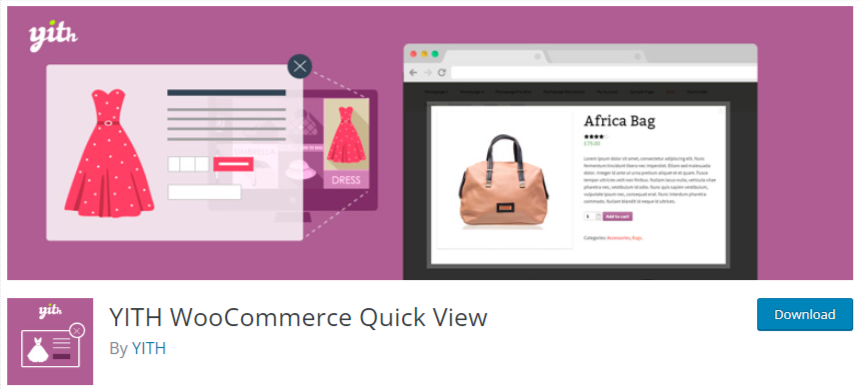 YITH WooCommerce Quick View plugin 