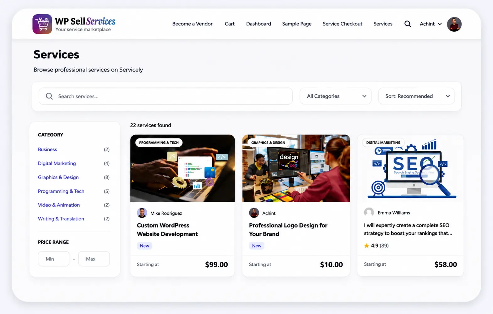 WordPress Marketplace Plugin