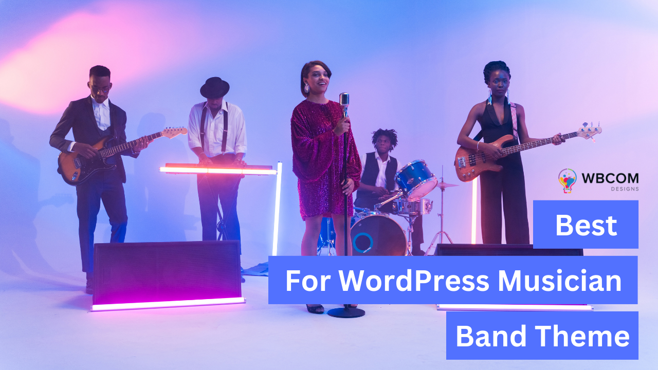 Best For WordPress Musician Band Theme - Wbcom Designs